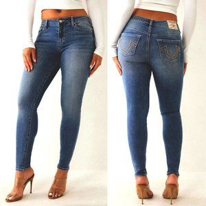 NWT New $179 True Religion JENNIE HIGH RISE SKINNY JEAN Size 27